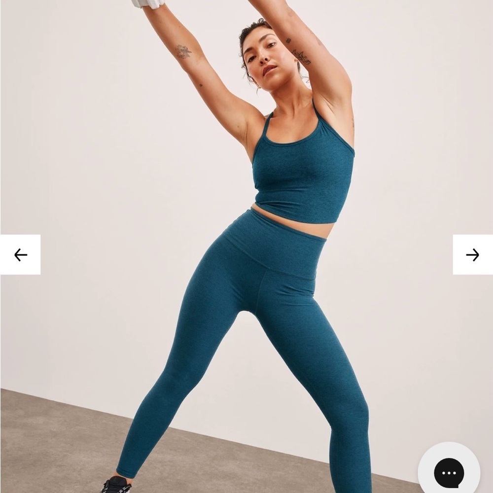 Beyond Yoga Legging -  Muted Blue/Green - NWT